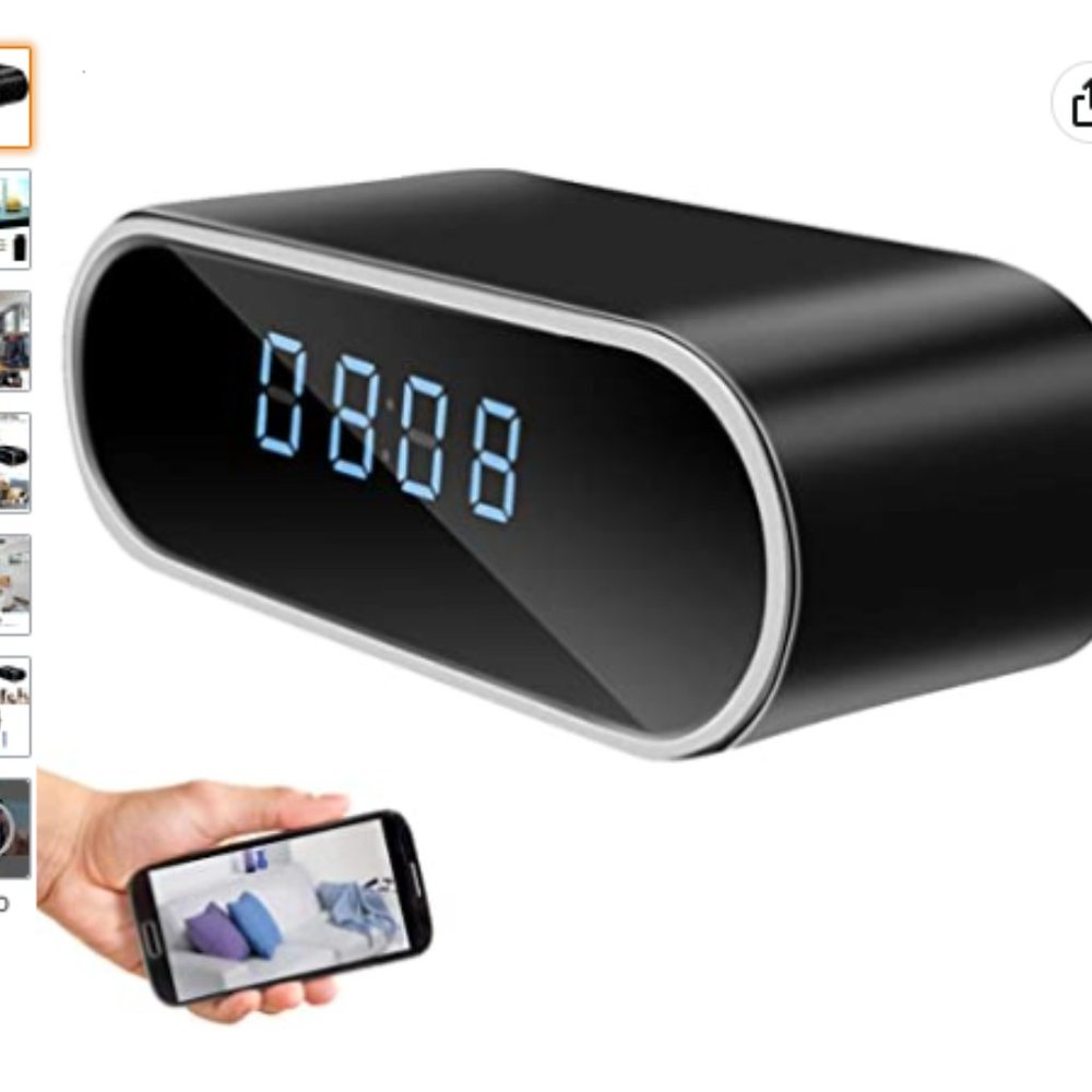 Hidden Camera Clock wi-fi